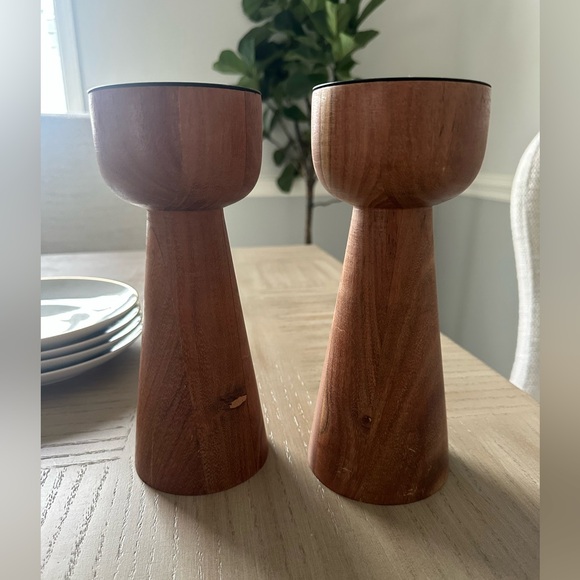 Crate & Barrel candle holders - Picture 2 of 5